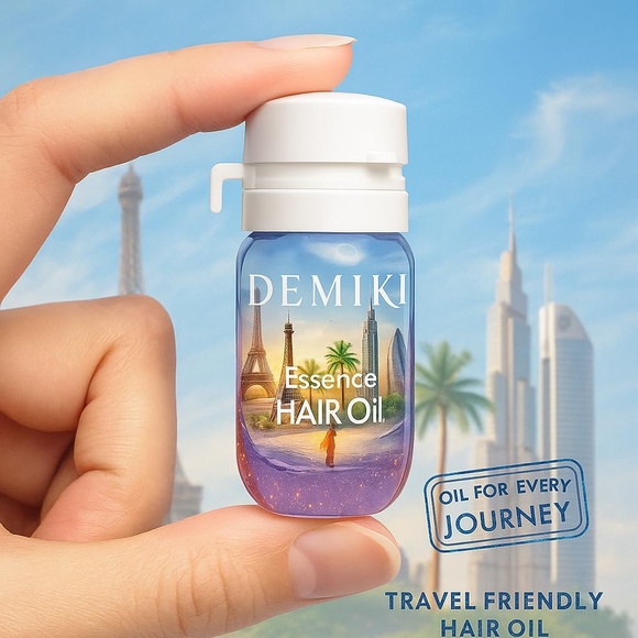 DEMIKI Hair Oil /Frizzy Hair W/ Coconut Oil For Dry Damaged Frizz Control 12 pcs - Picture 4 of 9